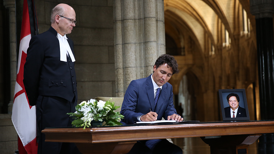 Déclaration du premier ministre du Canada au sujet du décès de Mauril Bélanger