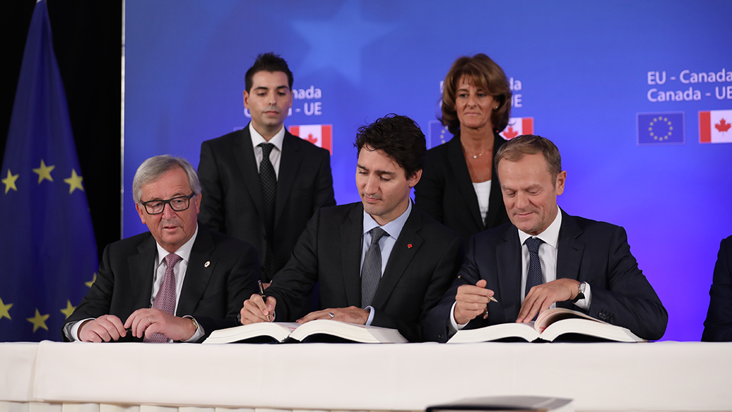 Le Canada et l’Union européenne signent un accord commercial historique dans le cadre du Sommet Union européenne-Canada
