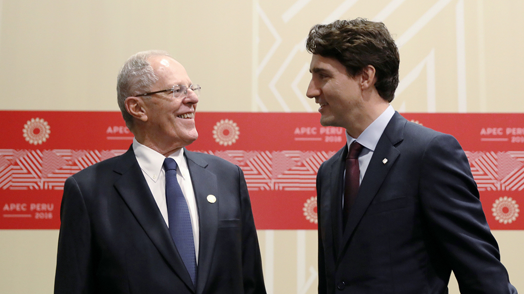 Prime Minister Justin Trudeau meets with President of Peru, Pedro Pablo Kuczynski