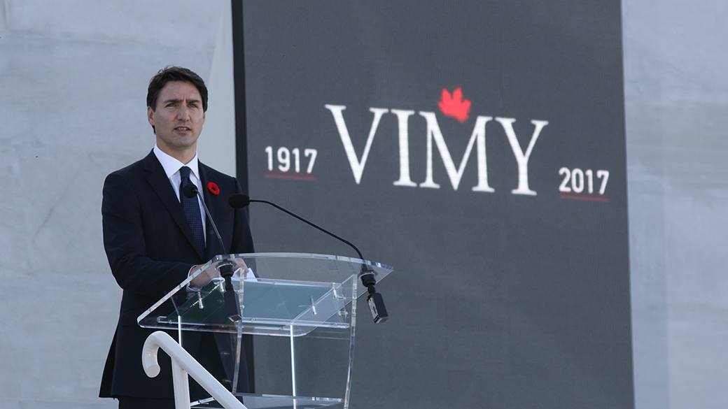 Allocution du premier ministre Justin Trudeau en commémoration du 100e anniversaire de la bataille de la crête de Vimy