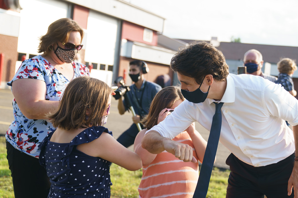 Prime Minister Trudeau meets with Rogersville Mayor, Pierrette
