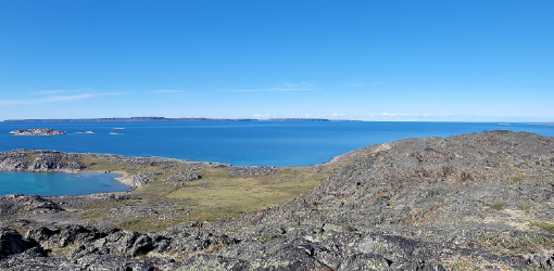 Grays Bay located on the Coronation Gulf in the Arctic Ocean, along the northern coast of Nunavut.