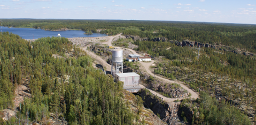 Twin Gorges Generating Station of the Taltson Hydro Facility in the South Slave region of the Northwest Territories.