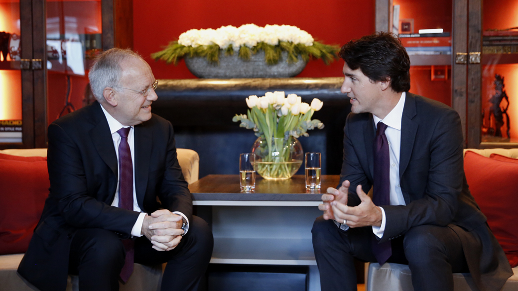 Prime Minister Trudeau meets with Johann Schneider-Ammann, President of the Swiss Confederation Prime Minister Trudeau meets with Johann Schneider-Ammann, President of the Swiss Confederation