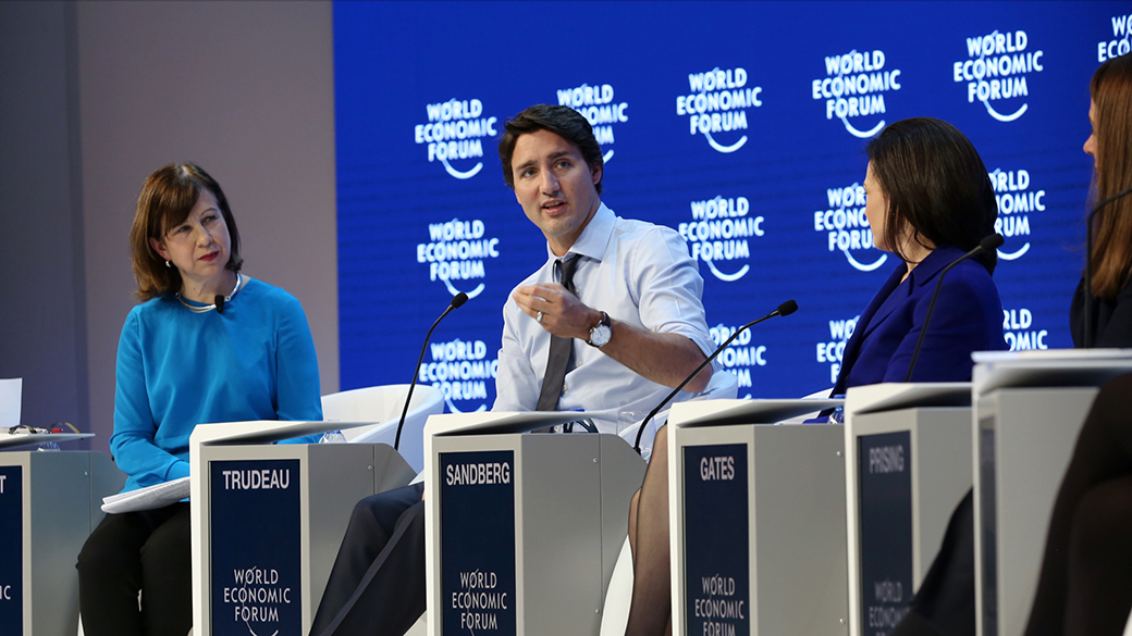 Prime Minister Trudeau underlines Canada’s commitment to gender parity at World Economic Forum Prime Minister Trudeau underlines Canada’s commitment to gender parity at World Economic Forum