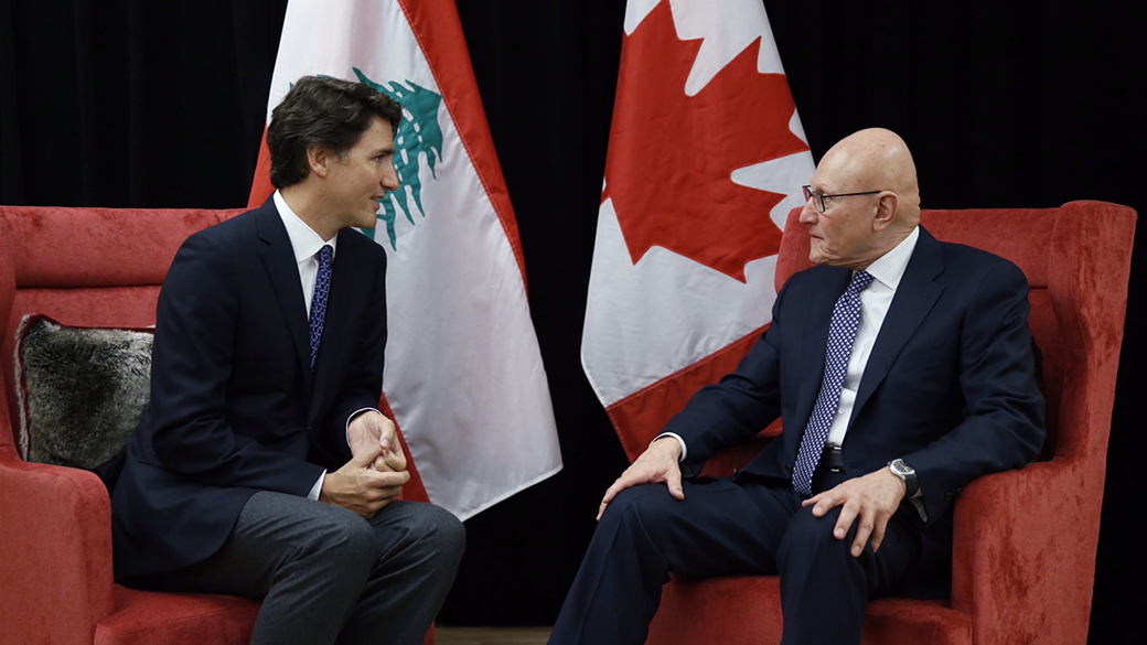 Prime Minister Justin Trudeau meets with Tammam Salam, Prime Minister of Lebanon Prime Minister Justin Trudeau meets with Tammam Salam, Prime Minister of Lebanon