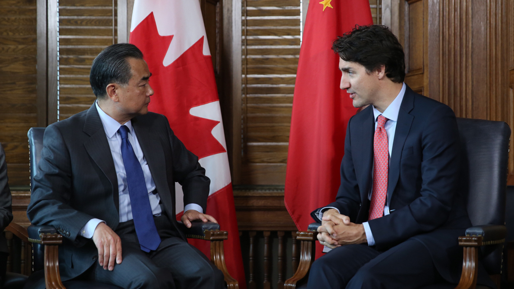 Prime Minister Justin Trudeau Meets China’s Minister of Foreign Affairs Wang Yi Prime Minister Justin Trudeau Meets China’s Minister of Foreign Affairs Wang Yi
