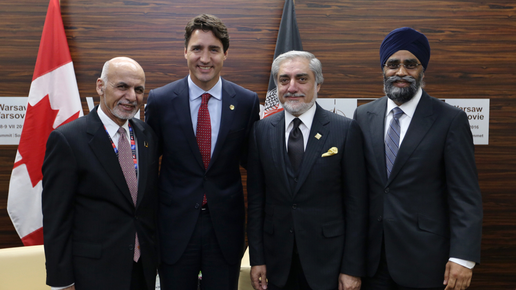 Prime Minister Justin Trudeau Meets President of the Islamic Republic of Afghanistan Mohammad Ashraf Ghani, and His Excellency Dr. Abdullah Abdullah, Chief Executive of the Islamic Republic of Afghanistan