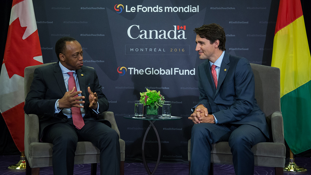Le premier ministre Justin Trudeau rencontre le premier ministre de la Guinée, Mamady Youla Le premier ministre Justin Trudeau rencontre le premier ministre de la Guinée, Mamady Youla