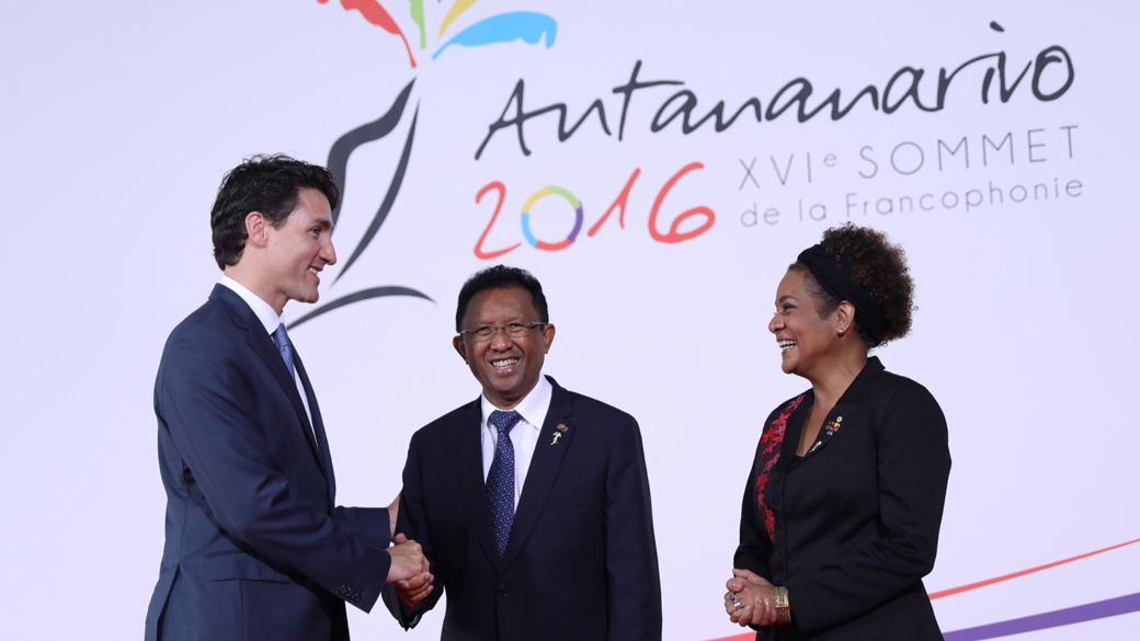 Prime Minister Trudeau meets with President Rajaonarimampianina of Madagascar
