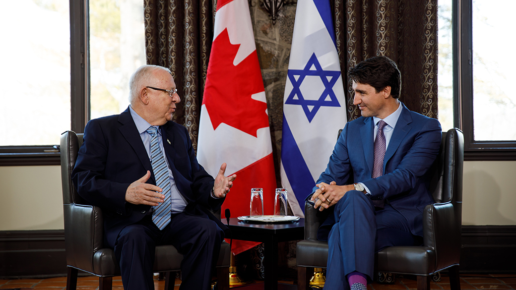 PM Trudeau meets with President Rivlin of Israel