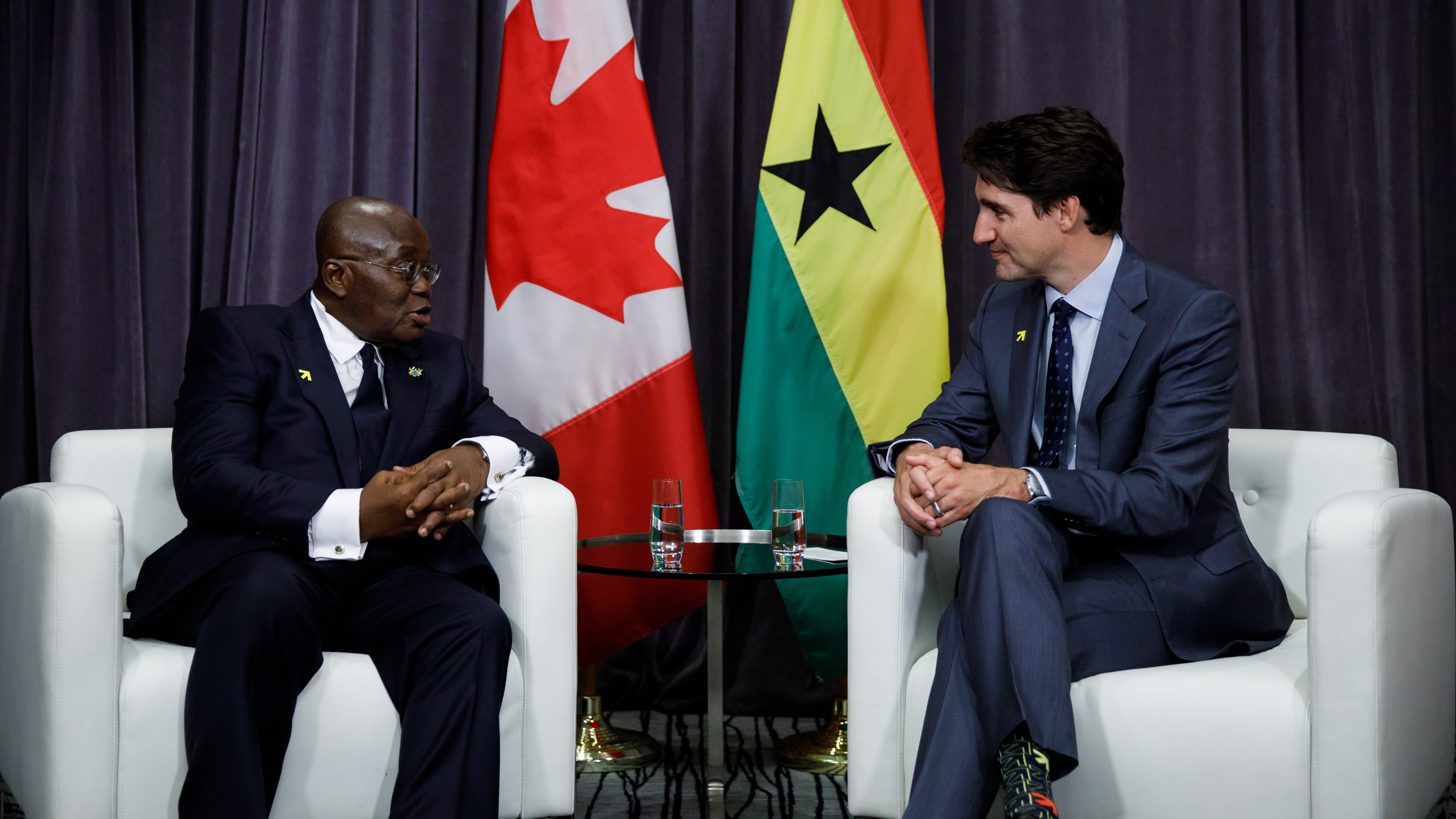 PM Trudeau meets with President Akufo-Addo of Ghana