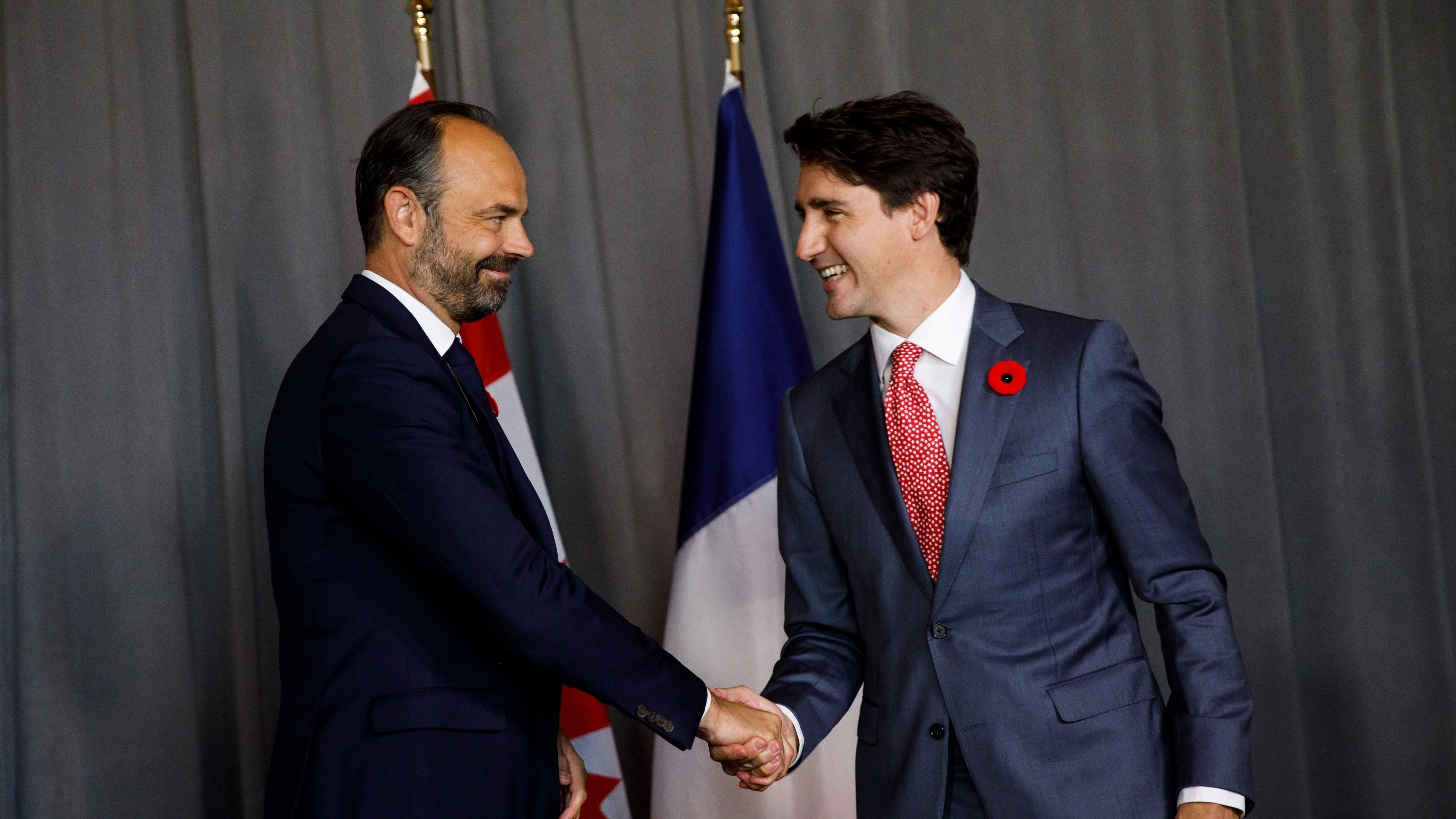 PM Trudeau meets with PM Édouard Philippe of France