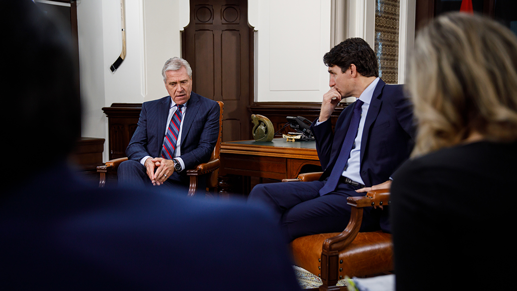Le PM Trudeau rencontre le PM Dwight Ball