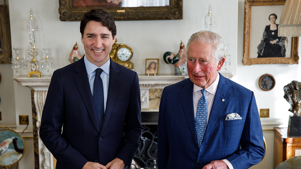 Le premier ministre Justin Trudeau rencontre Son Altesse Royale le prince de Galles