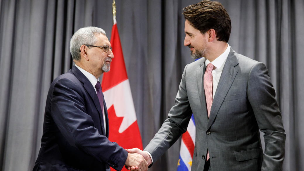 Prime Minister Justin Trudeau meets with President of Cabo Verde Jorge Carlos Fonseca