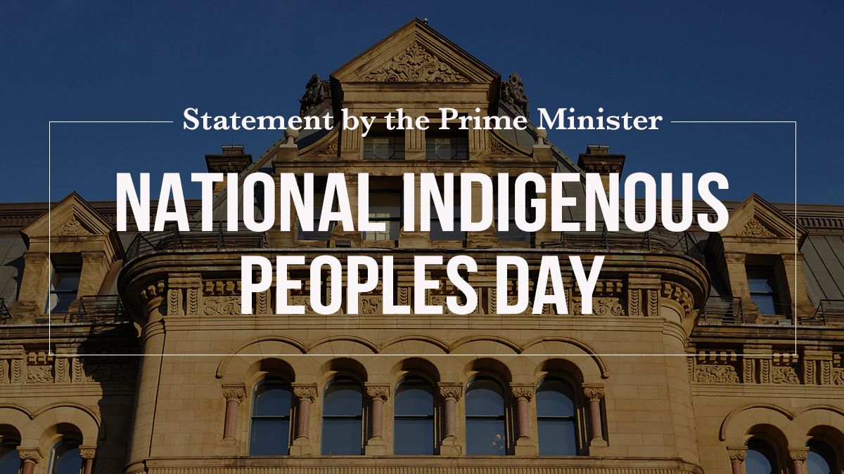 Statement by the Prime Minister on National Indigenous Peoples Day ...