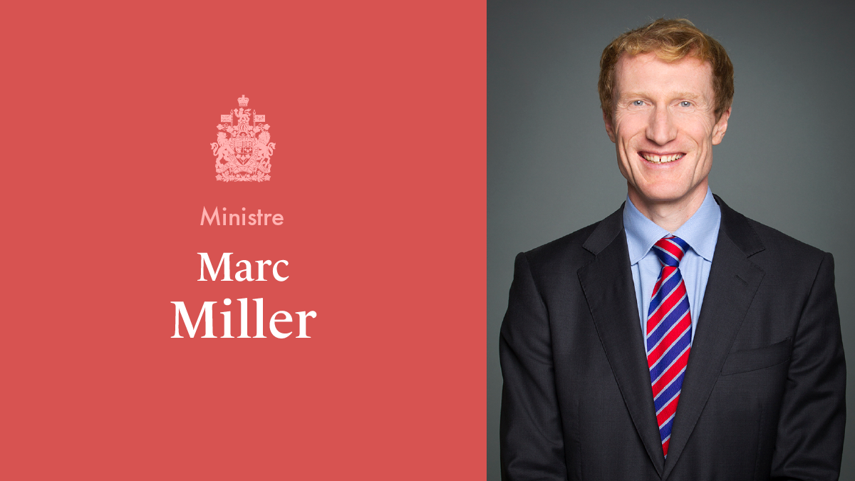 L'honorable Marc Miller Premier ministre du Canada