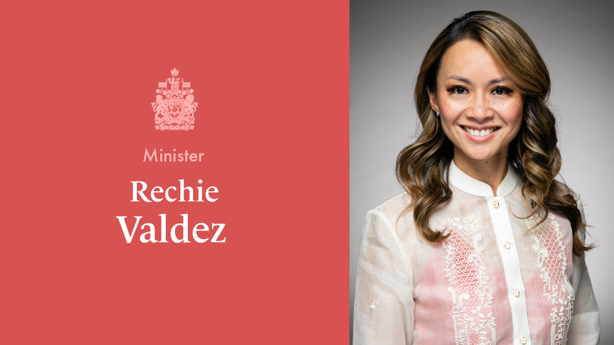 The Honourable Rechie Valdez Prime Minister of Canada