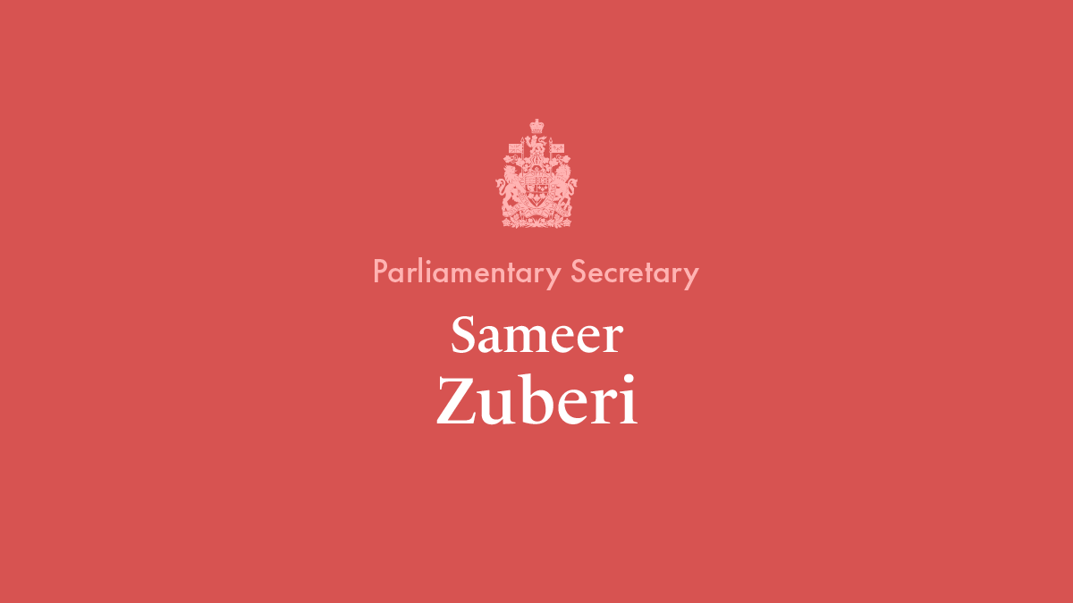 Sameer Zuberi Prime Minister of Canada