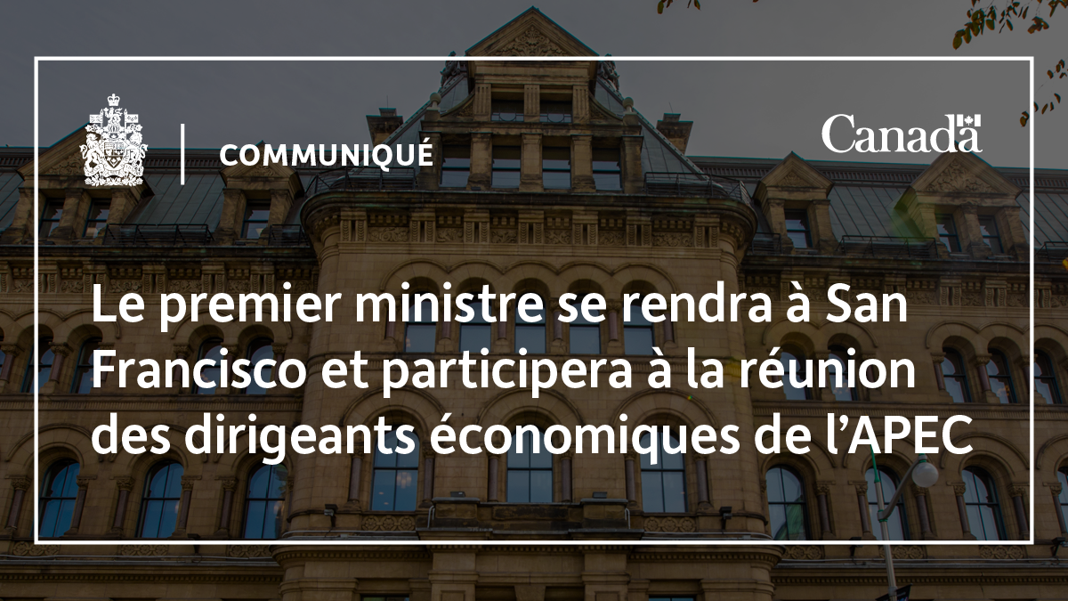 Le premier ministre se rendra à San Francisco et participera à la ...