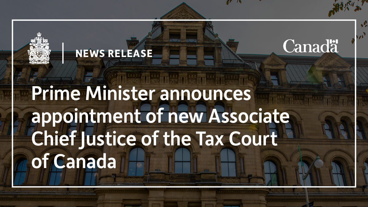 Prime Minister announces appointment of new Associate Chief Justice of