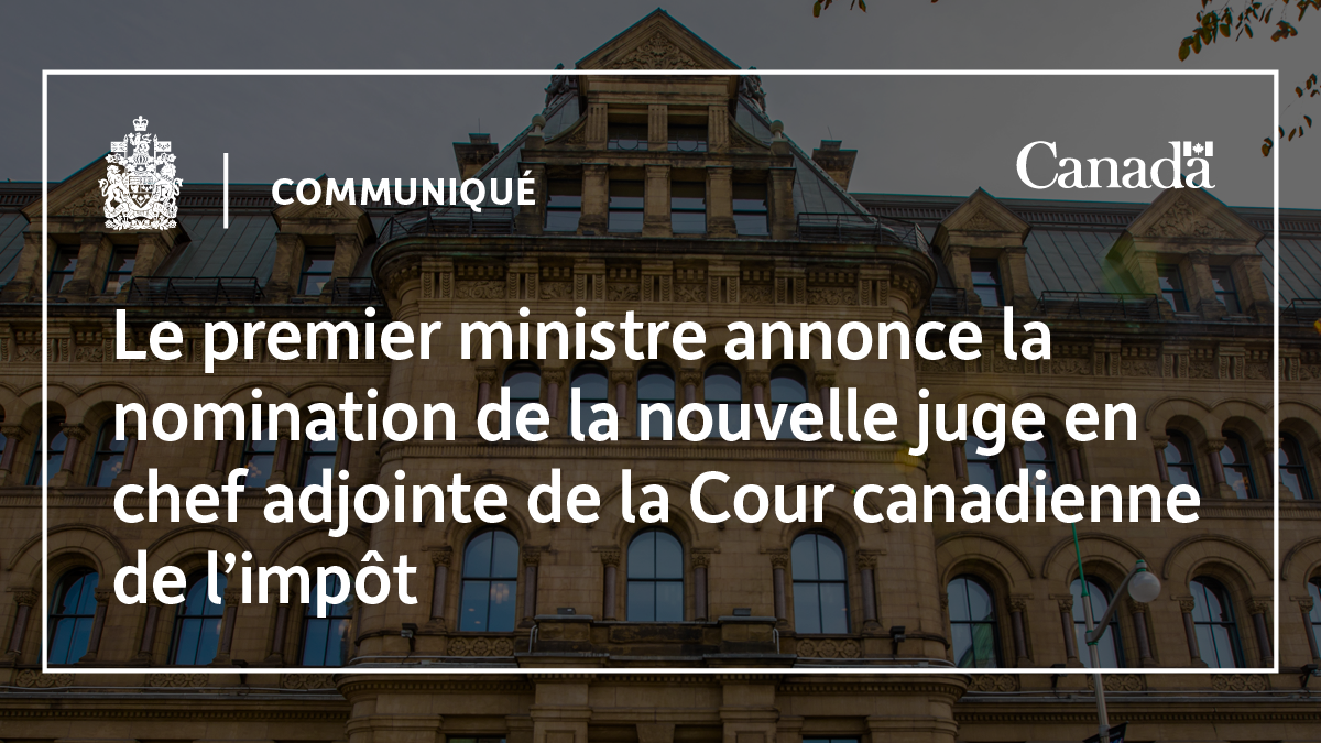 Le premier ministre annonce la nomination de la nouvelle juge en chef