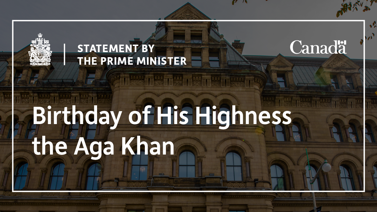 Gorgeous Joint Declaration Between Prime Minister Mark Carney And His Highness The Aga Khan Capture for Your Screen