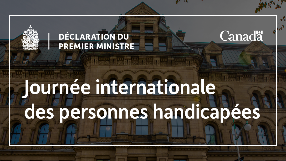 Statement by the Prime Minister on the occasion of the International Day of Persons with Disabilities