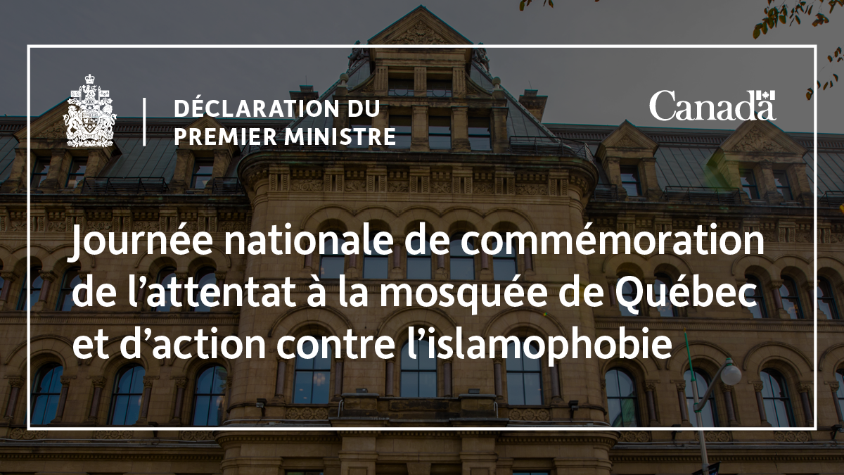 Déclaration du premier ministre à l’occasion de la Journée nationale de ...