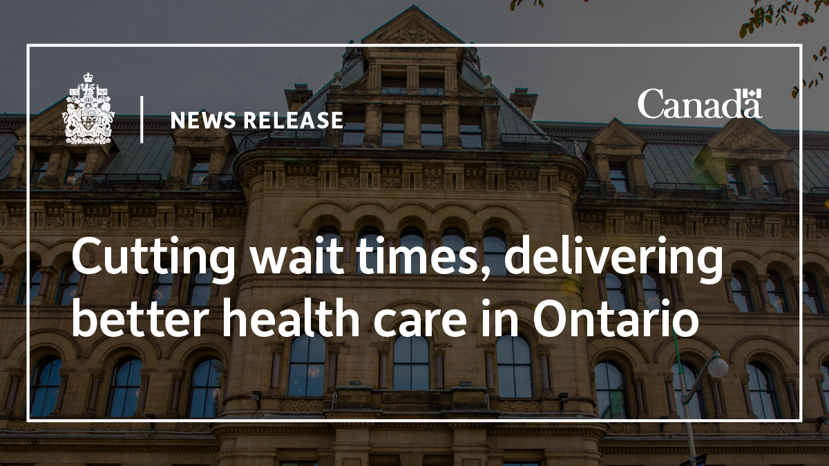 Cutting wait times, delivering better health care in Ontario