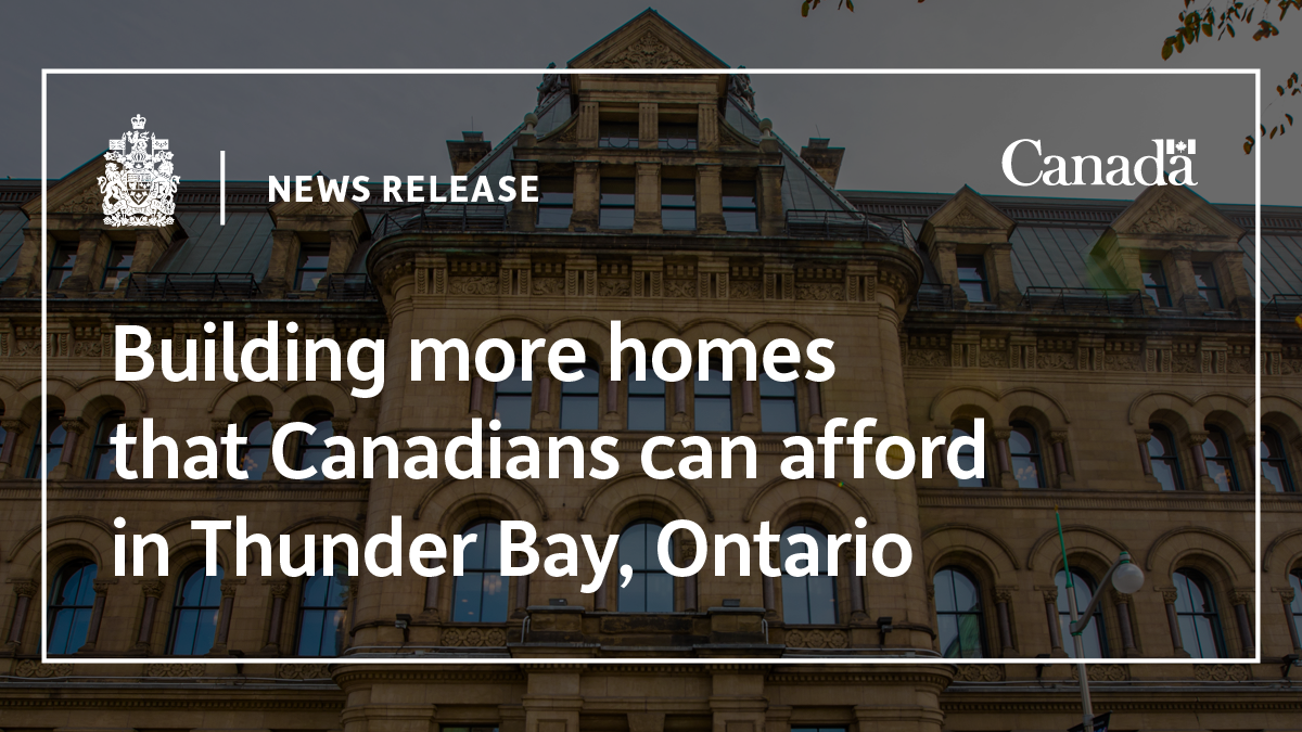 Building more homes that Canadians can afford in Thunder Bay, Ontario