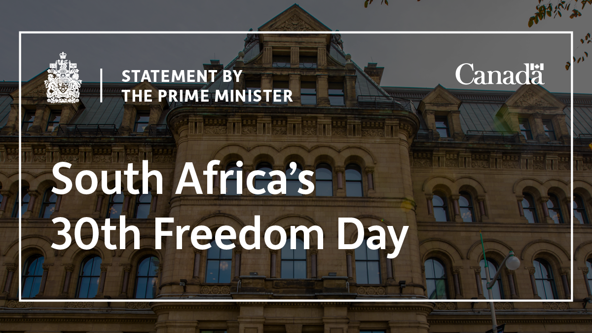 Detailed Press Statement: Secretary Of State – South Africa Freedom Day Photo Art