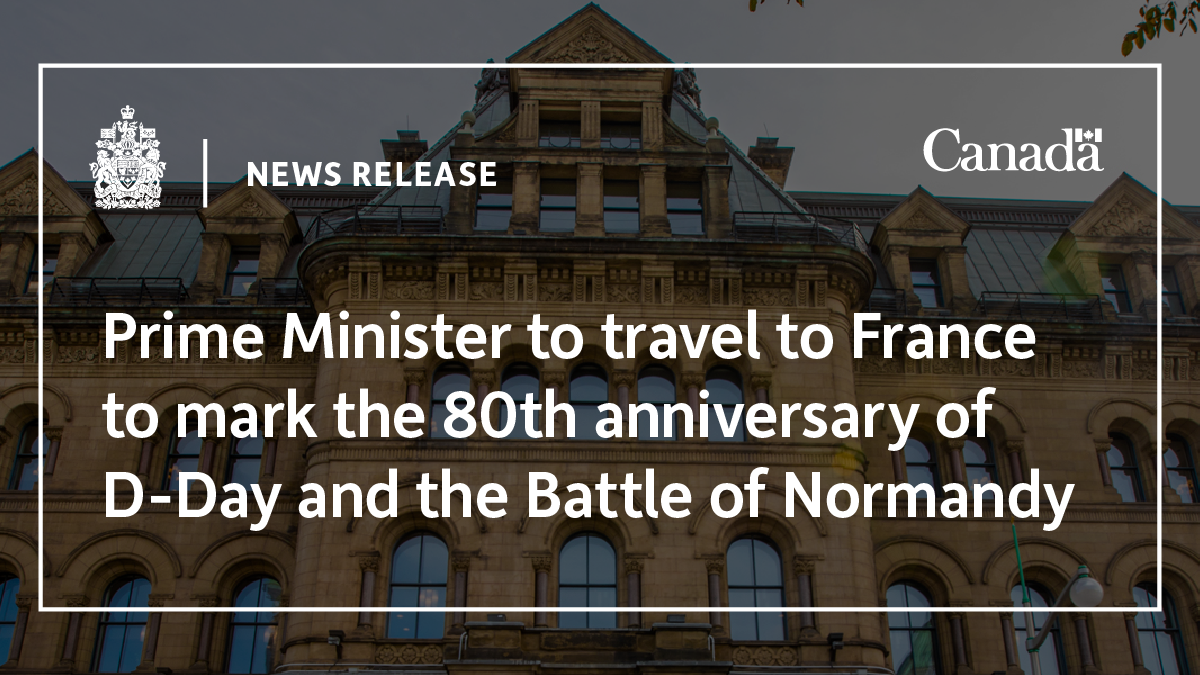 The Prime Minister will travel to France to mark the 80th anniversary of D-Day and the Battle of Normandy The Prime Minister will travel to France to mark the 80th anniversary of D-Day and the Battle of Normandy