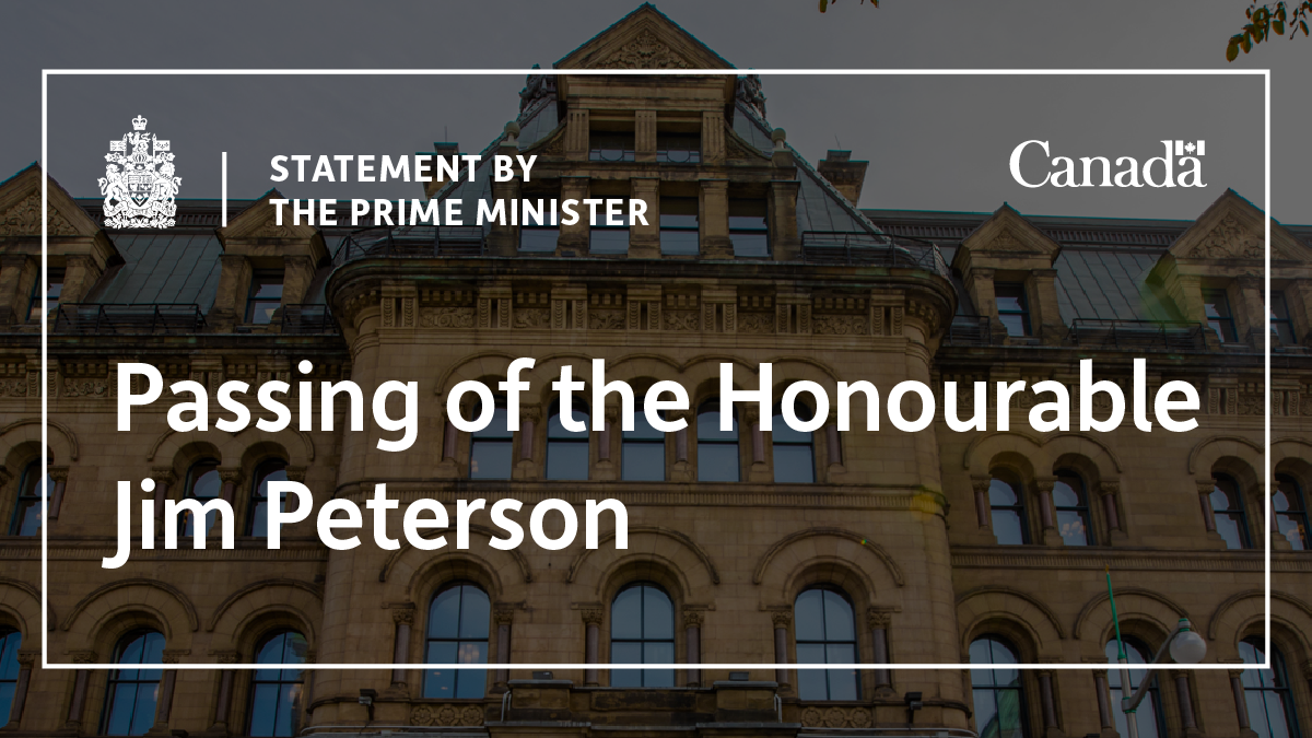 Statement by the Prime Minister on the passing of the Honourable Jim