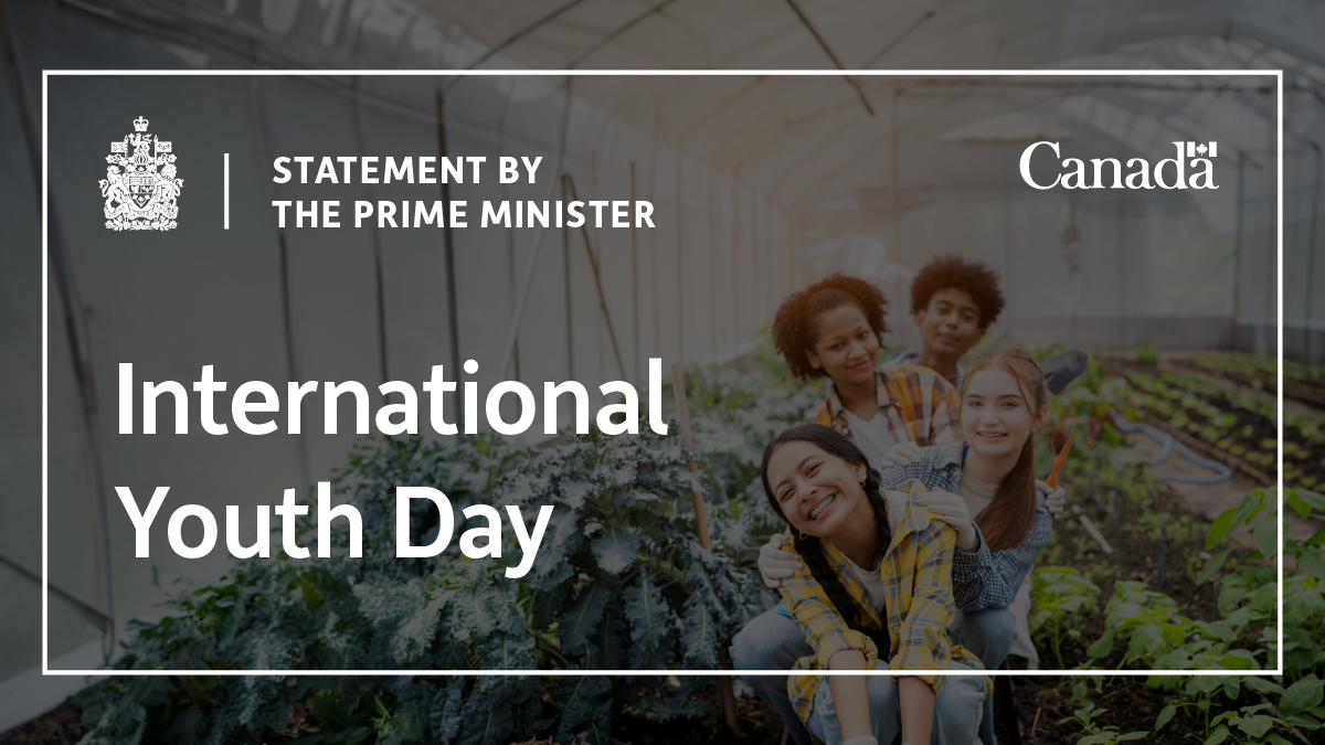 Statement by the Prime Minister on International Youth Day | Prime ...