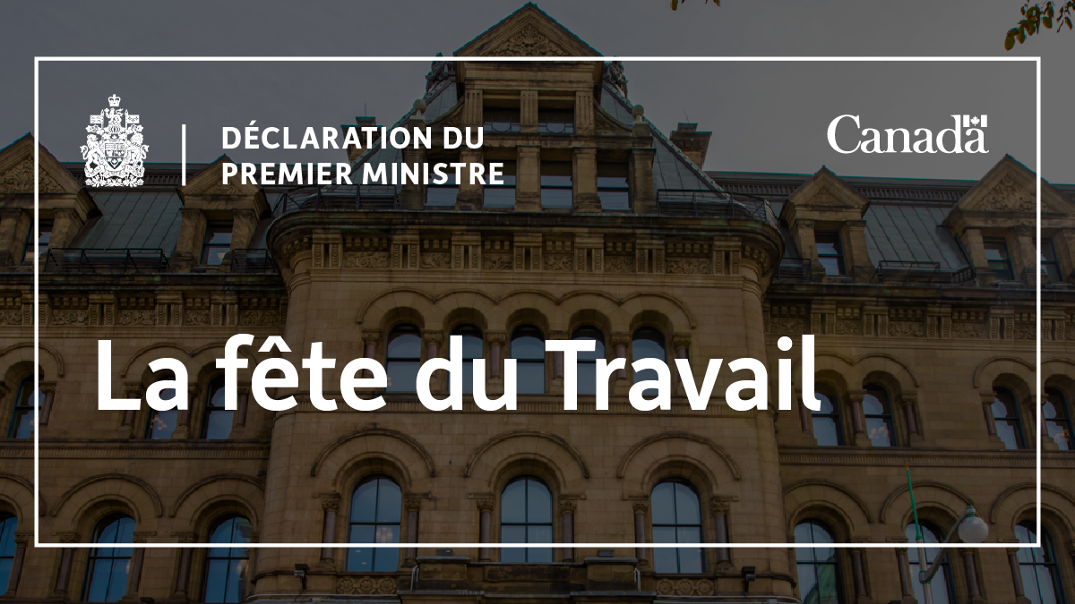 Déclaration du premier ministre à l’occasion de la fête du Travail ...