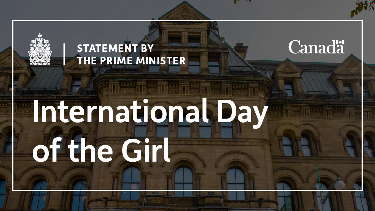 Statement by the Prime Minister on the International Day of the Girl ...