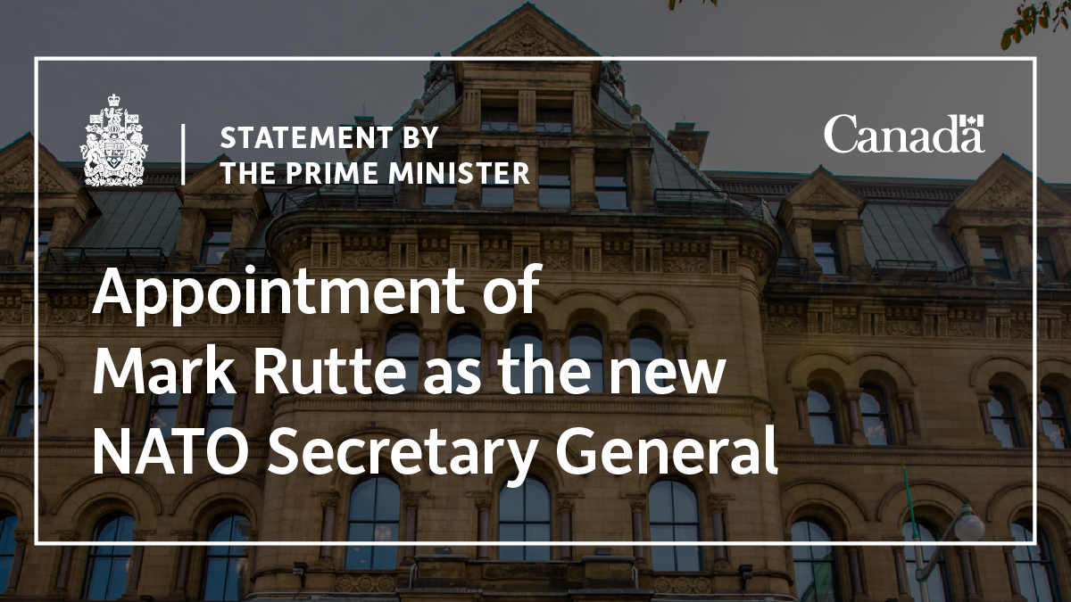Statement by the Prime Minister on the appointment of Mark Rutte as the ...