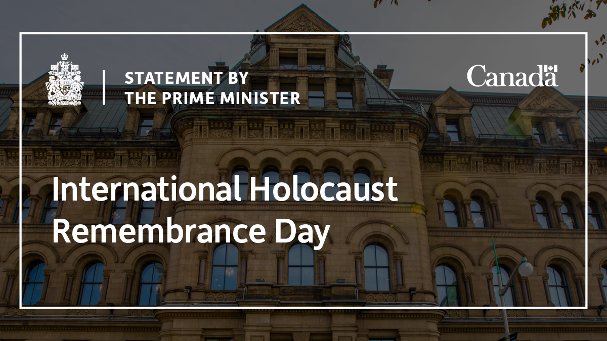 Statement by the Prime Minister on International Holocaust Remembrance
