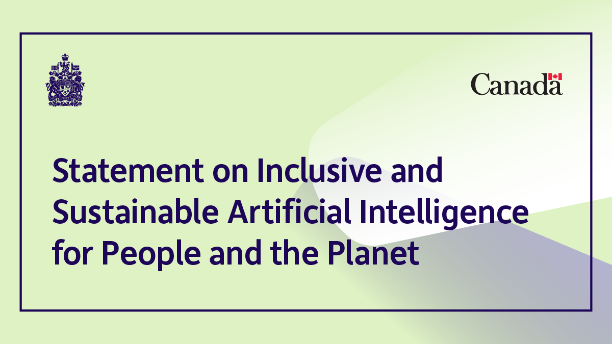 Statement on Inclusive and Sustainable Artificial Intelligence for People and the Planet