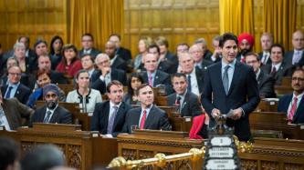 Photo number 5 from the photo gallery Members of Parliament gather in the House of Commons for the election of the new Speaker