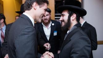 Photo number 2 from the photo gallery Prime Minister Justin Trudeau attends a Hanukkah menorah lighting ceremony on Parliament Hill