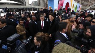 Photo numéro 1 de la galerie de photos Le premier ministre, Justin Trudeau, rencontre le maire de Toronto, John Tory
