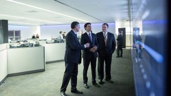 Photo number 3 from the photo gallery Prime Minister Justin Trudeau tours the Blackberry offices in Waterloo