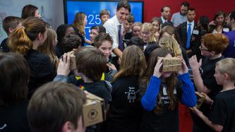 Photo number 8 from the photo gallery Prime Minister Justin Trudeau helps to officially open the Google offices in Kitchener