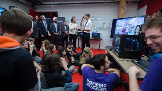 Photo number 10 from the photo gallery Prime Minister Justin Trudeau helps to officially open the Google offices in Kitchener