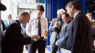 Photo number 14 from the photo gallery Prime Minister Justin Trudeau helps to officially open the Google offices in Kitchener