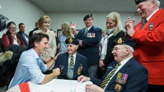 Photo number 1 from the photo gallery Prime Minister Justin Trudeau attends a spaghetti dinner in St. Andrews by-the-Sea