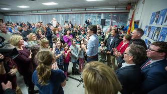 Photo number 6 from the photo gallery Prime Minister Justin Trudeau attends a spaghetti dinner in St. Andrews by-the-Sea